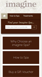 Mobile Screenshot of imaginespa.co.uk